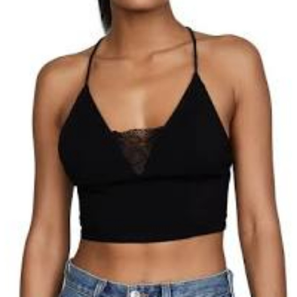 Free People Other - NWT Free People Lace Halter Bralette SALE FIRM $